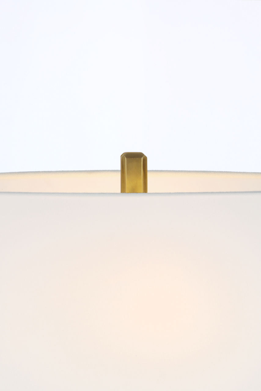 Monique 20" Table Lamp | Silk Green | Linen Shade