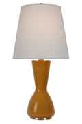 Jess 29" Table Lamp | Crackled Sienna | Linen Shade