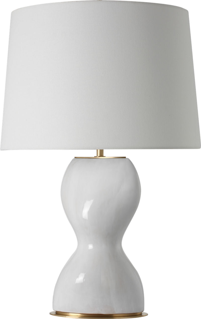 Misaki 28" Table Lamp | Veiled White | Linen Shade