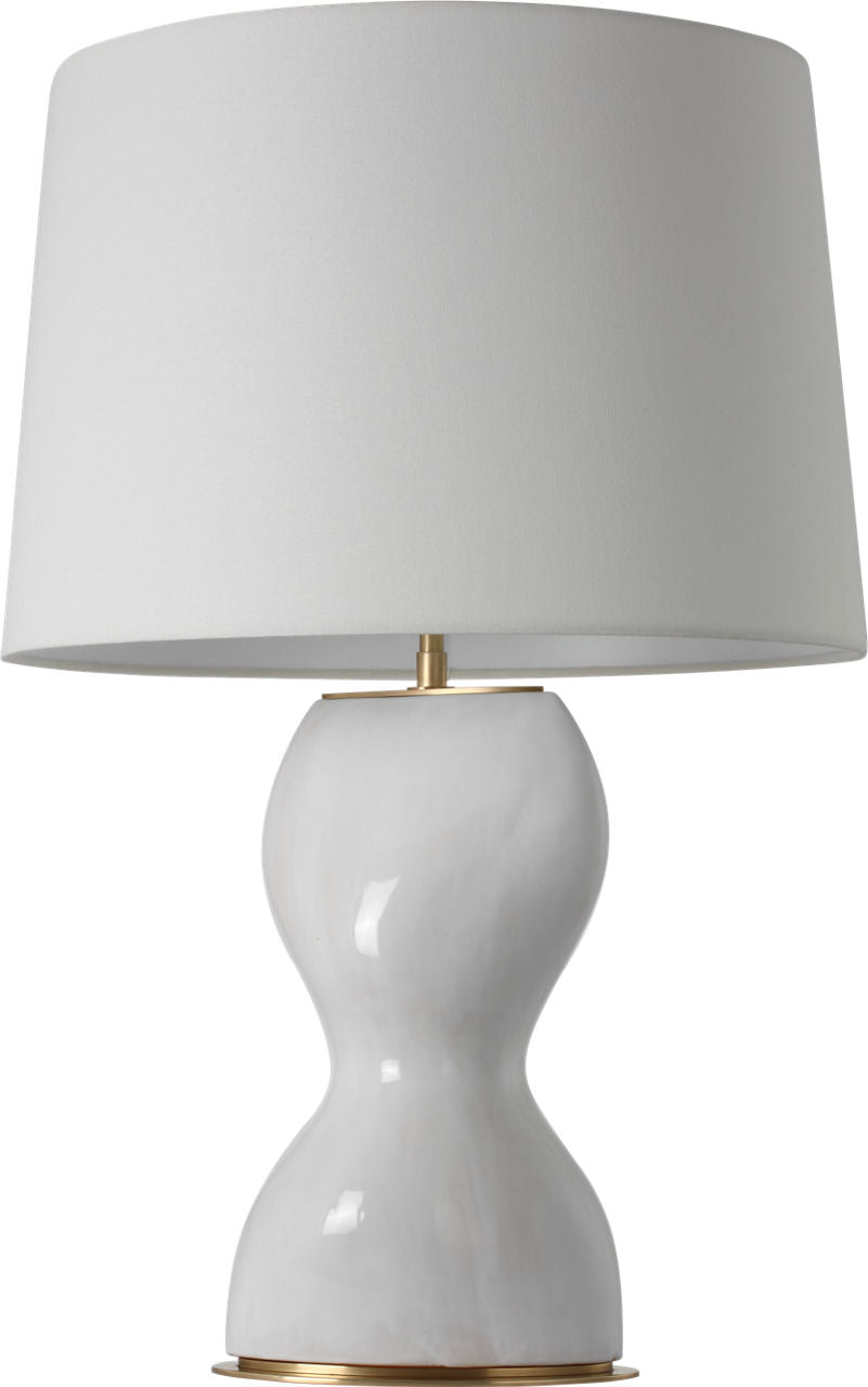 Misaki 28" Table Lamp | Veiled White | Linen Shade