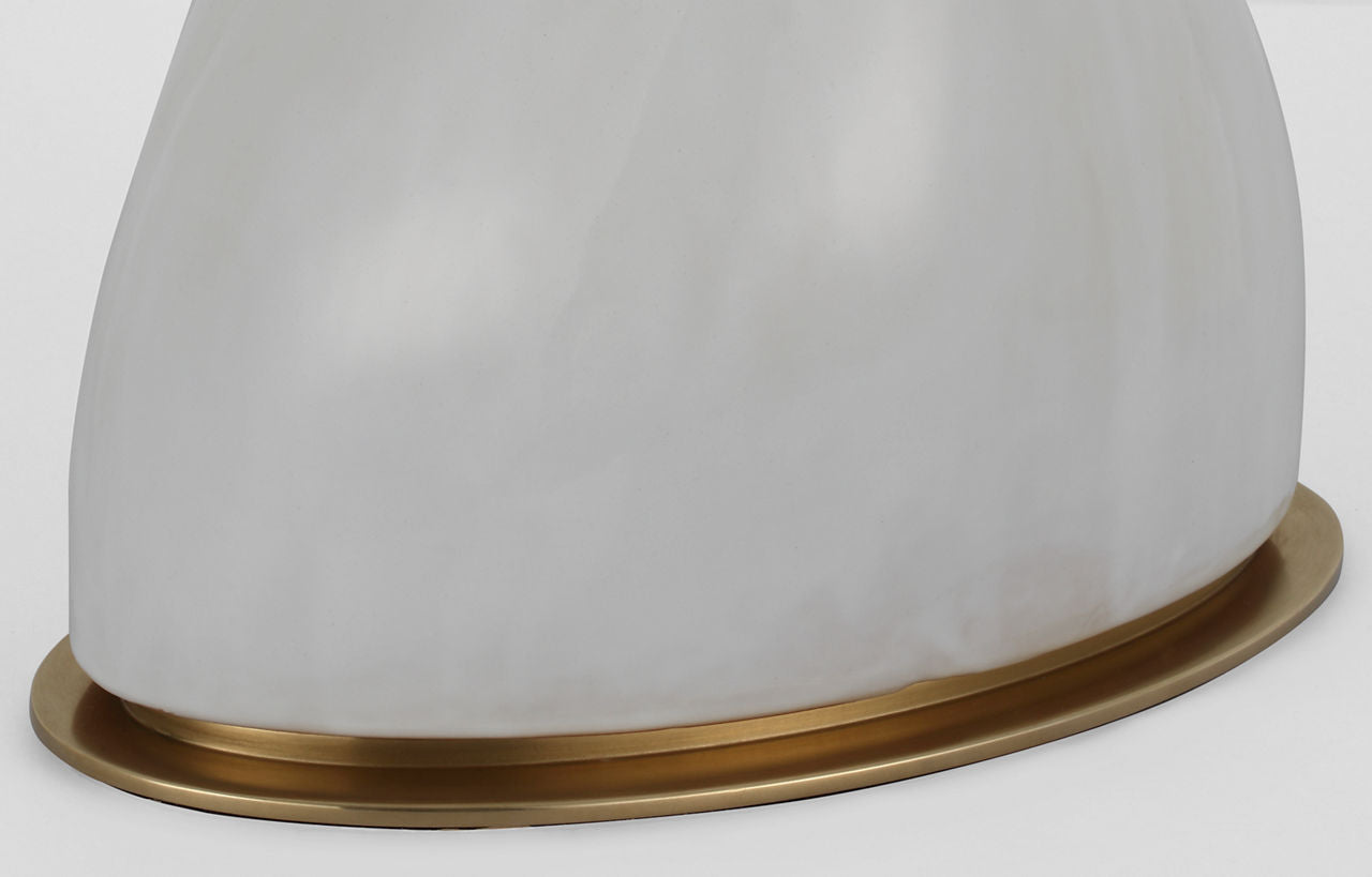 Misaki 28" Table Lamp | Veiled White | Linen Shade