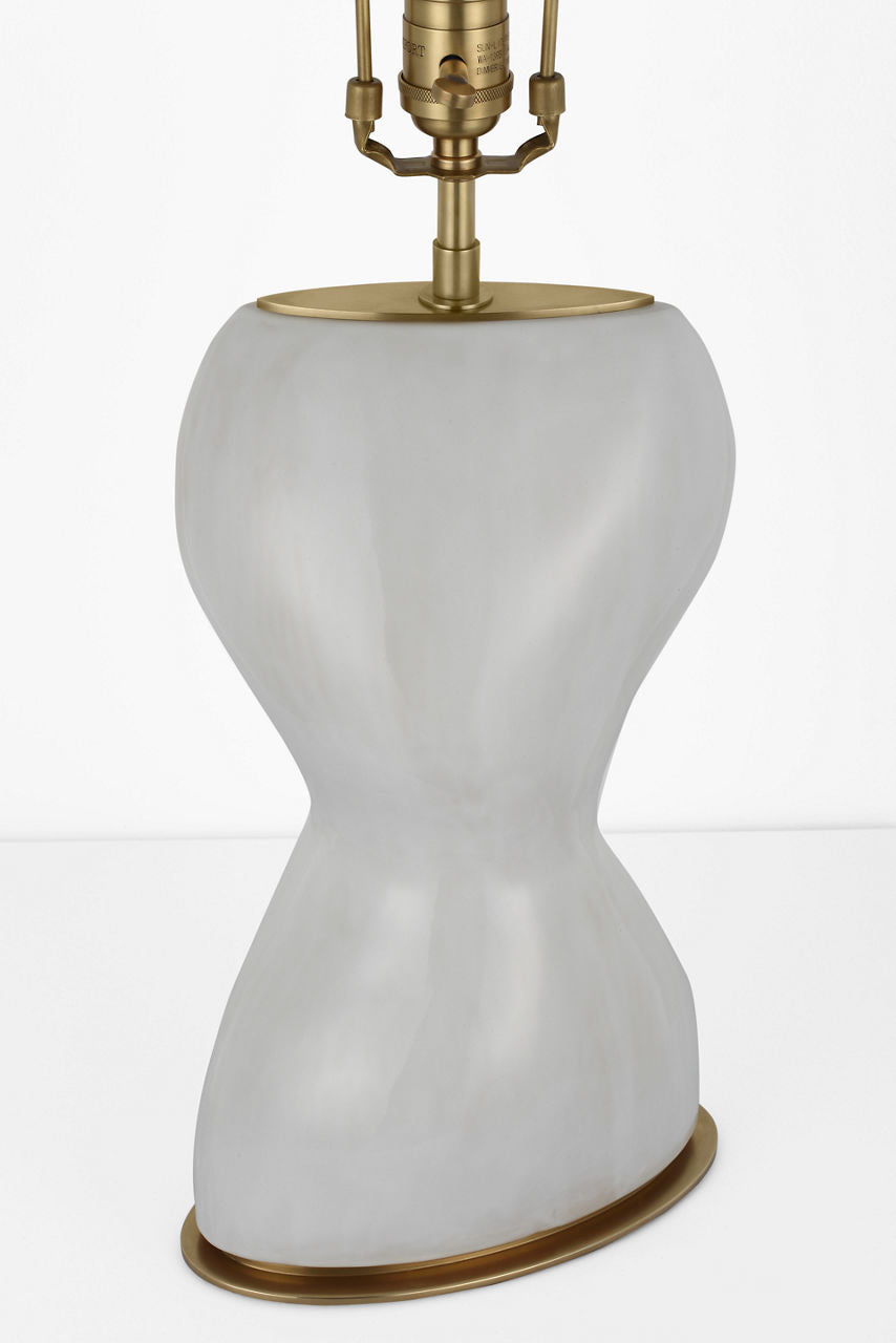 Misaki 28" Table Lamp | Veiled White | Linen Shade