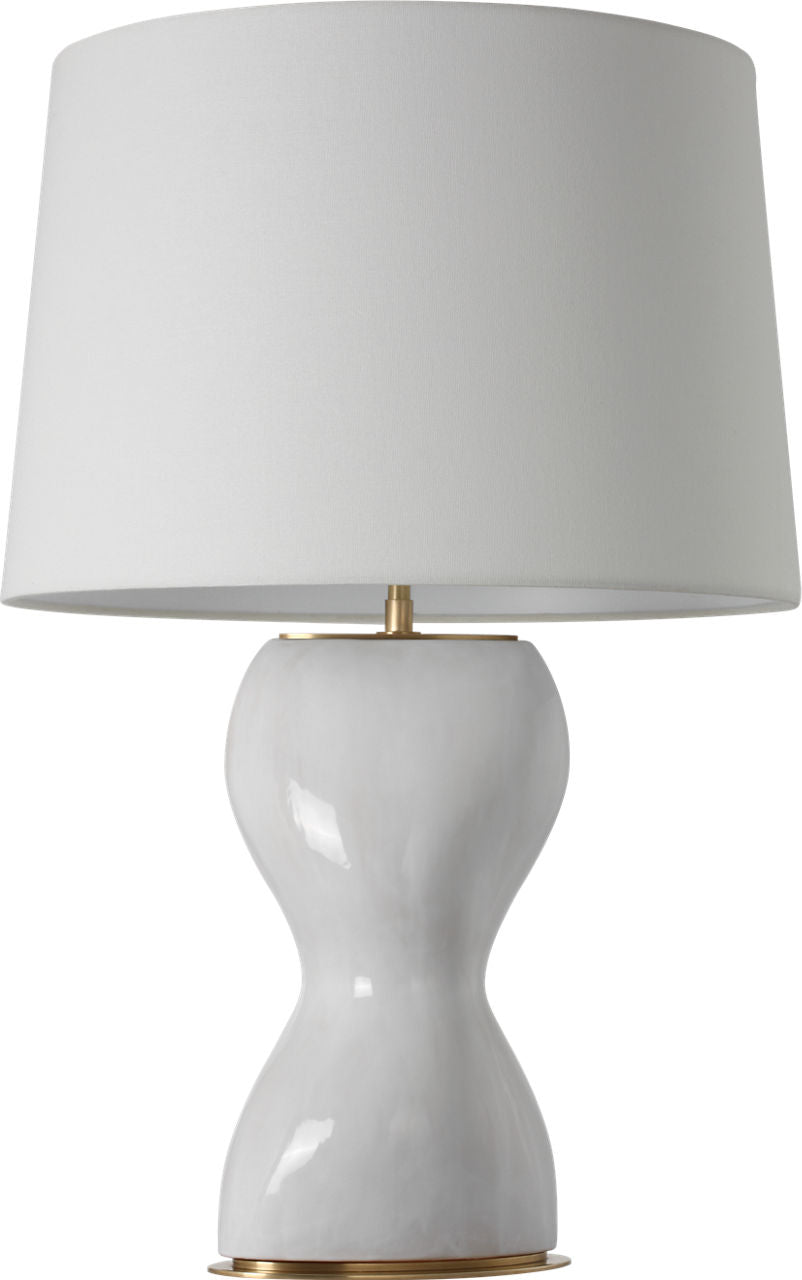 Misaki 28" Table Lamp | Veiled White | Linen Shade
