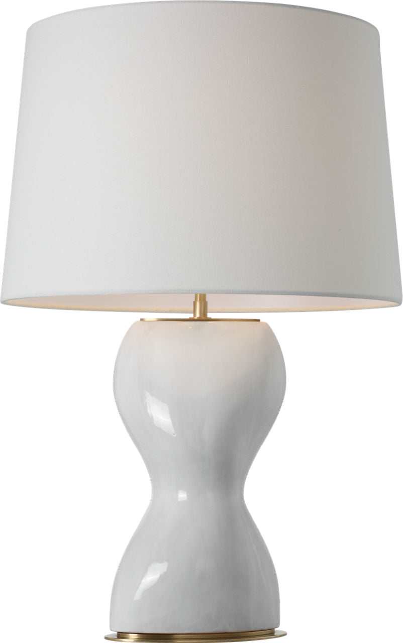 Misaki 28" Table Lamp | Veiled White | Linen Shade