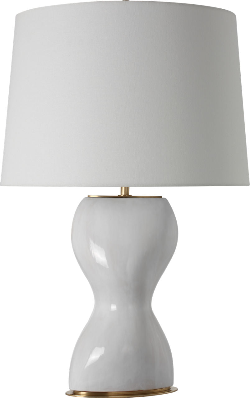 Misaki 28" Table Lamp | Veiled White | Linen Shade