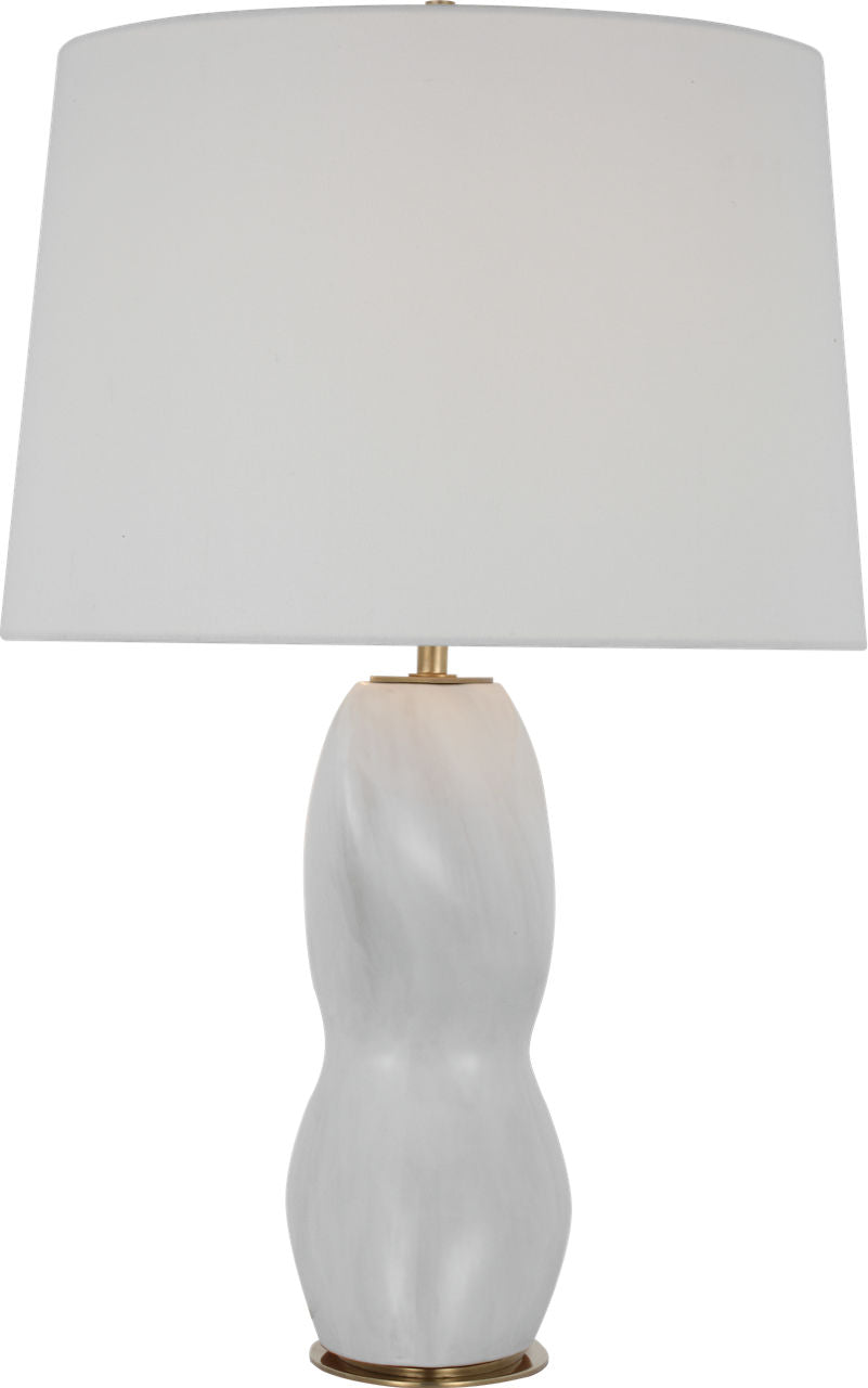 Misaki 28" Table Lamp | Veiled White | Linen Shade