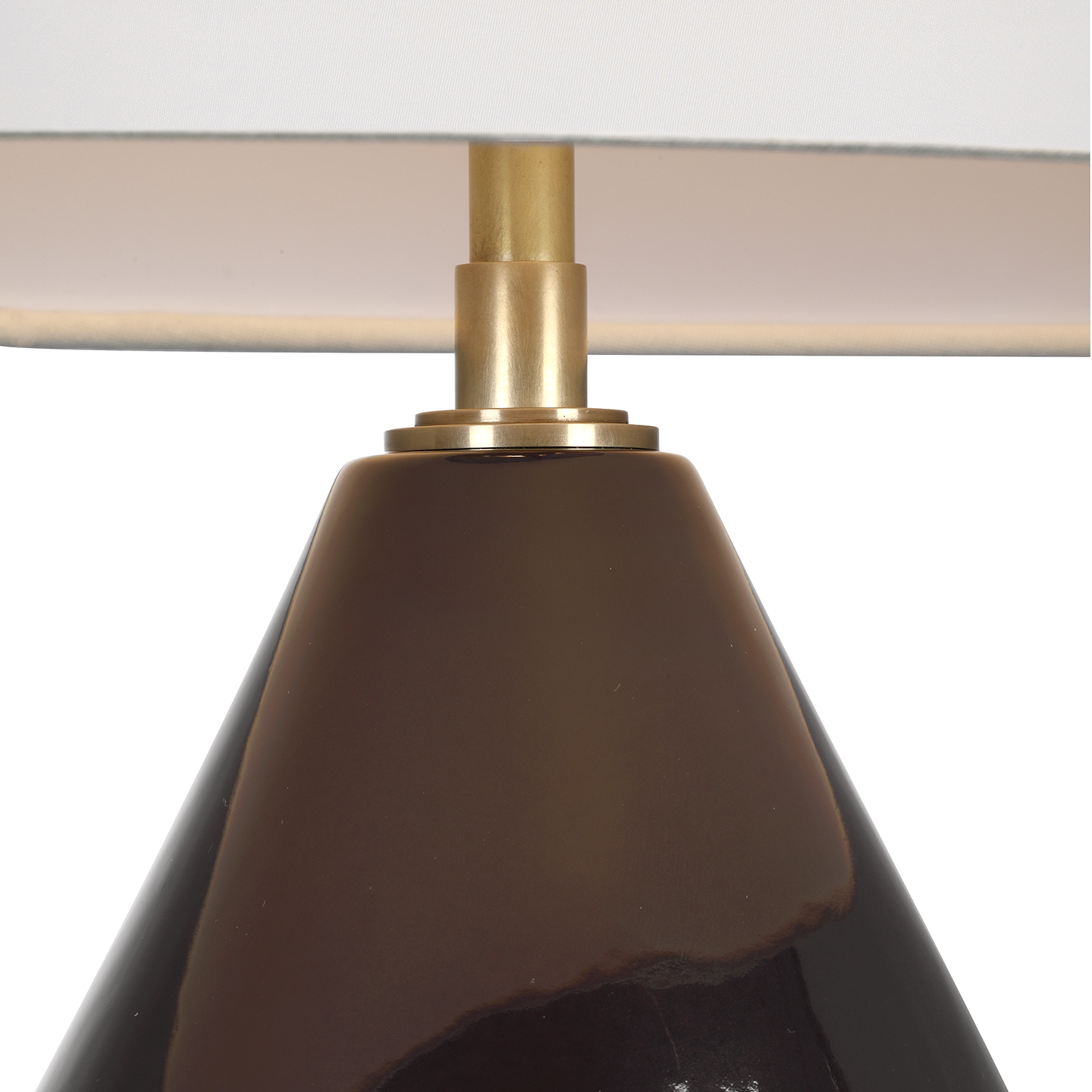 Noppon 30" Table Lamp | Black Caviar | Linen Shade
