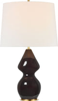 Noppon 30" Table Lamp | Black Caviar | Linen Shade