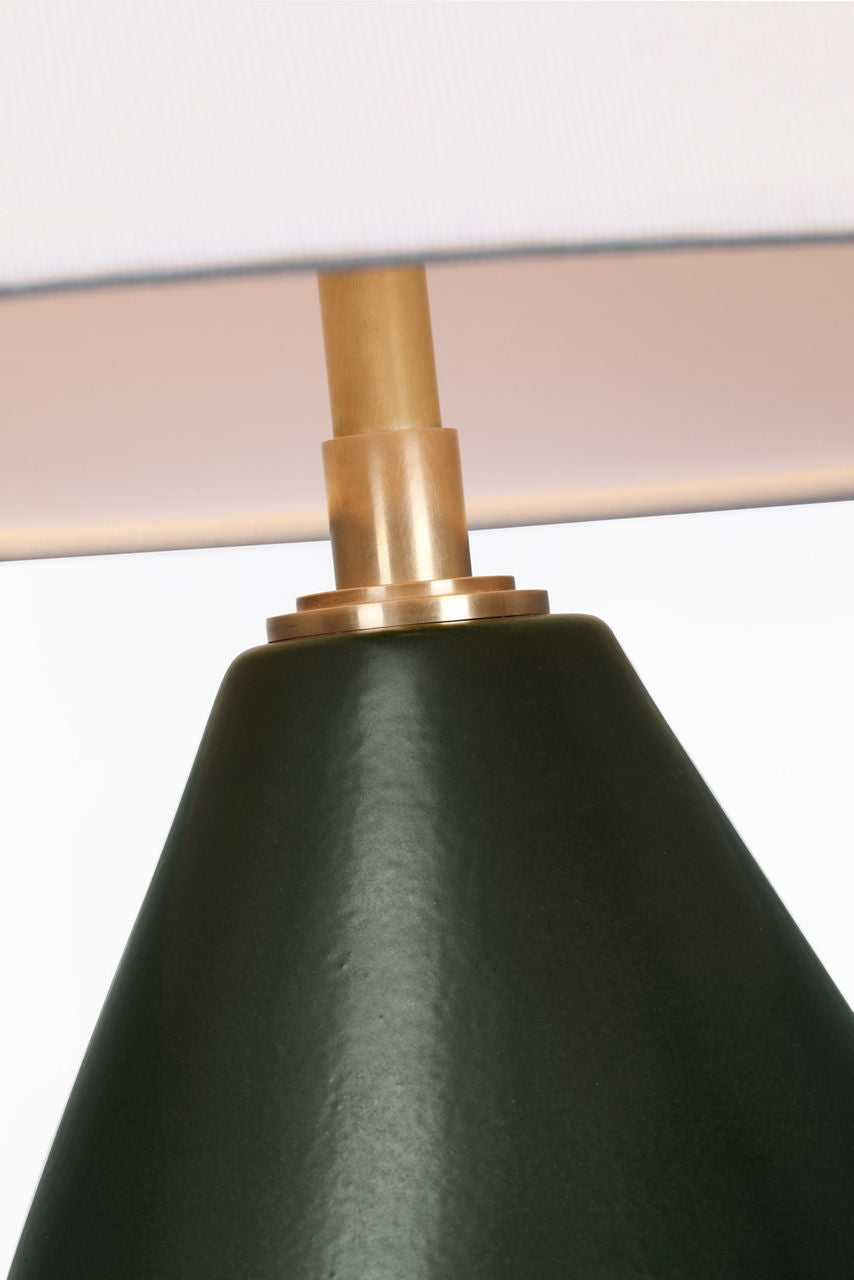 Noppon 30" Table Lamp | Sandy Forrest | Linen Shade