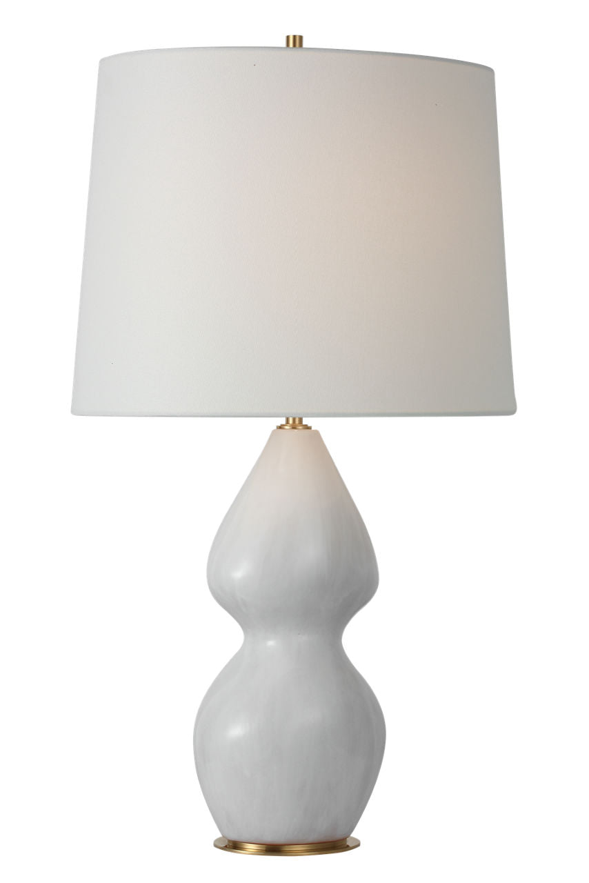 Noppon 30" Table Lamp | Veiled White | Linen Shade