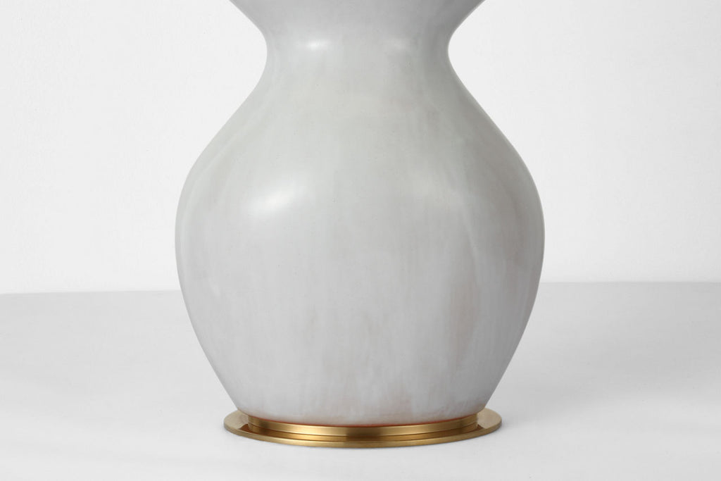 Noppon 30" Table Lamp | Veiled White | Linen Shade