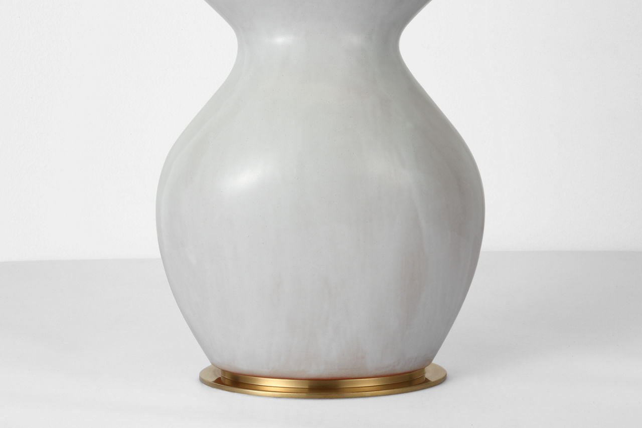 Noppon 30" Table Lamp | Veiled White | Linen Shade