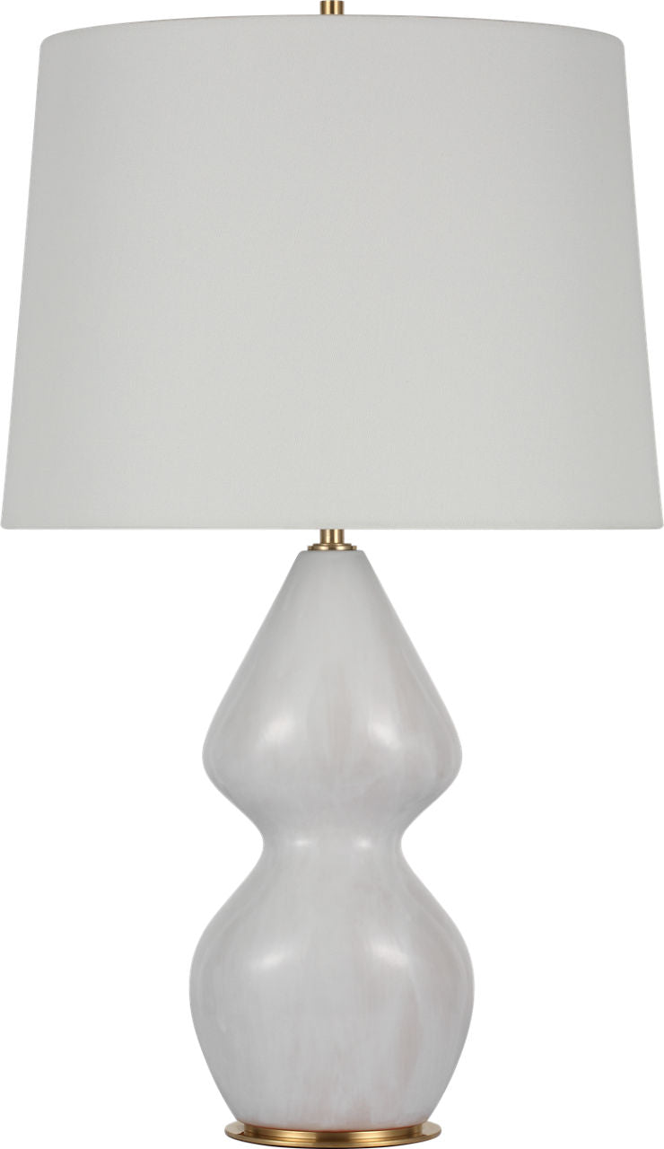 Noppon 30" Table Lamp | Veiled White | Linen Shade