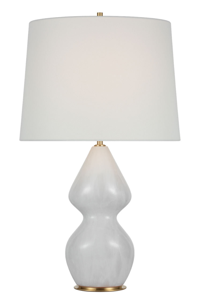 Noppon 30" Table Lamp | Veiled White | Linen Shade