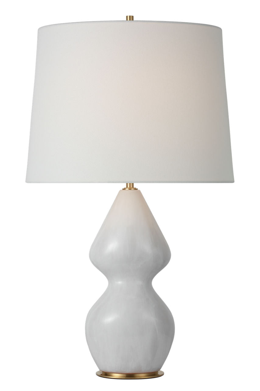Noppon 30" Table Lamp | Veiled White | Linen Shade