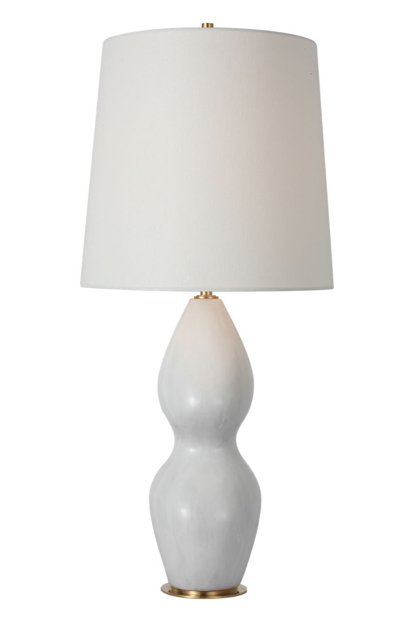 Noppon 30" Table Lamp | Veiled White | Linen Shade