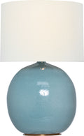 Sao Paulo 29" Table Lamp | Crackled Robin | Linen Shade