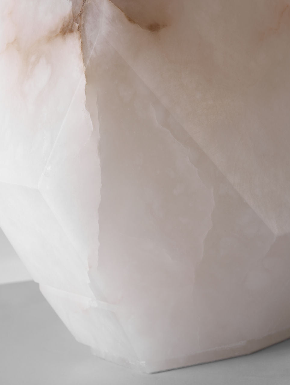 Anthenee 25" Table Lamp | Alabaster | Linen Shade