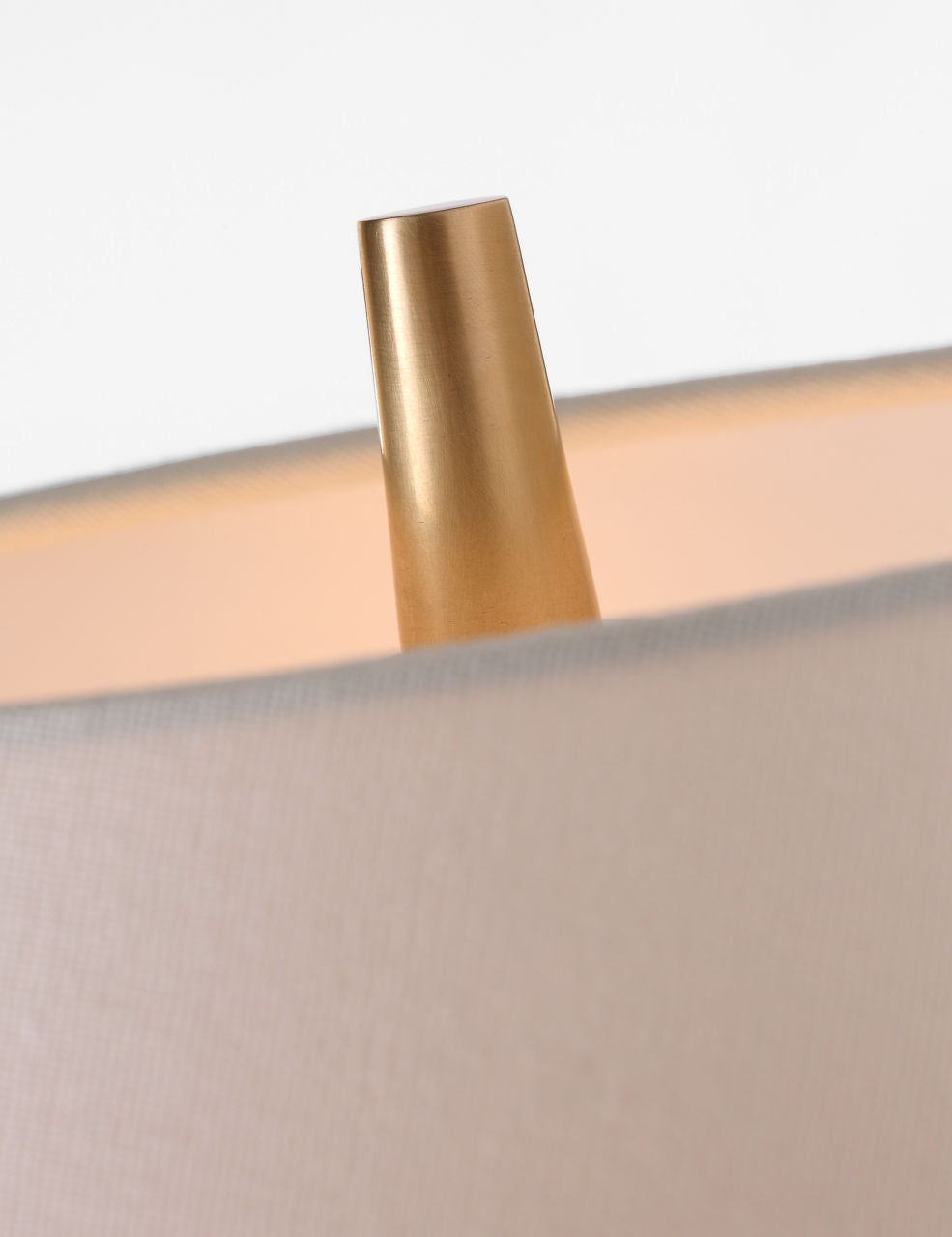 Anthenee 25" Table Lamp | Alabaster | Linen Shade