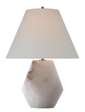 Anthenee 25" Table Lamp | Alabaster | Linen Shade