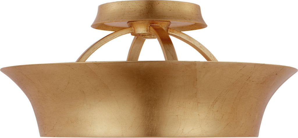 Garland 15" Dual Lit Ring Semi-Flush Mount | Gild