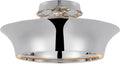 Garland 15" Dual Lit Ring Semi-Flush Mount | Polished Nickel