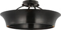 Garland 20" Dual Lit Ring Semi-Flush Mount | Aged Iron