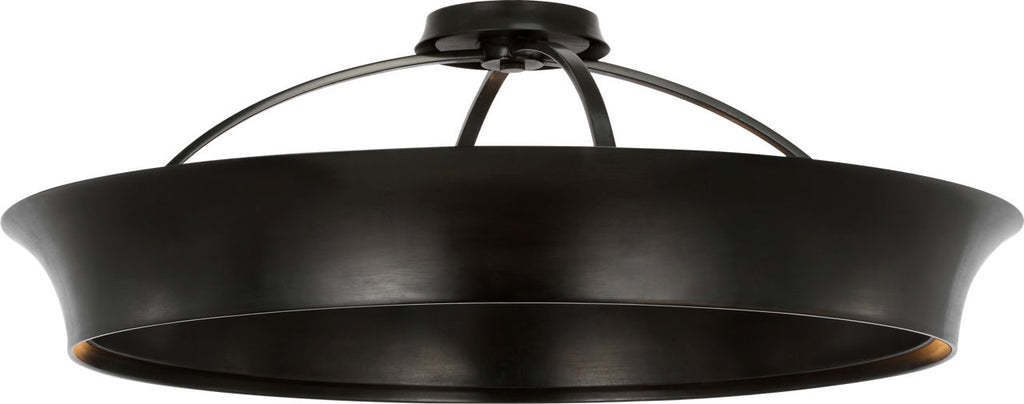 Garland 30" Dual Lit Ring Flush Mount | Aged Iron
