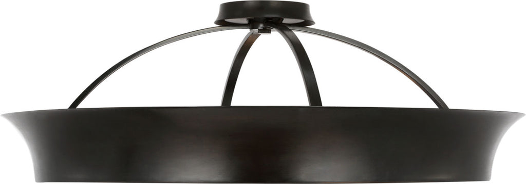 Garland 30" Dual Lit Ring Flush Mount | Aged Iron