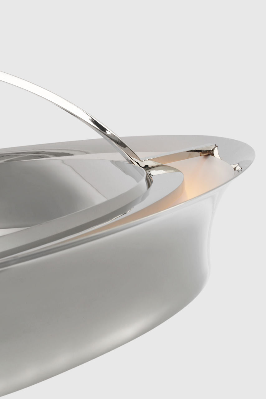Garland 30" Dual Lit Ring Flush Mount | Polished Nickel