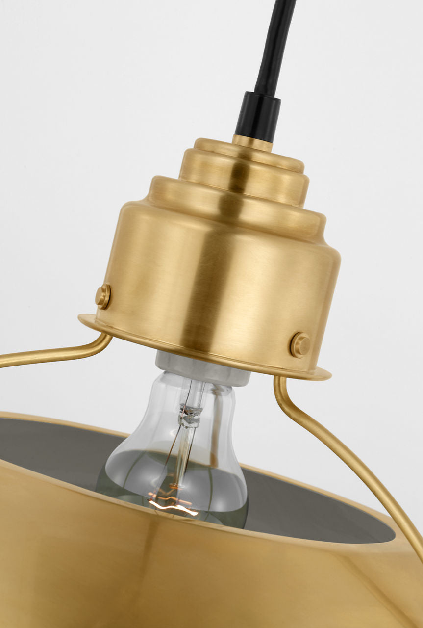 Eugene Large Pendant | Hand-Rubbed Antique Brass