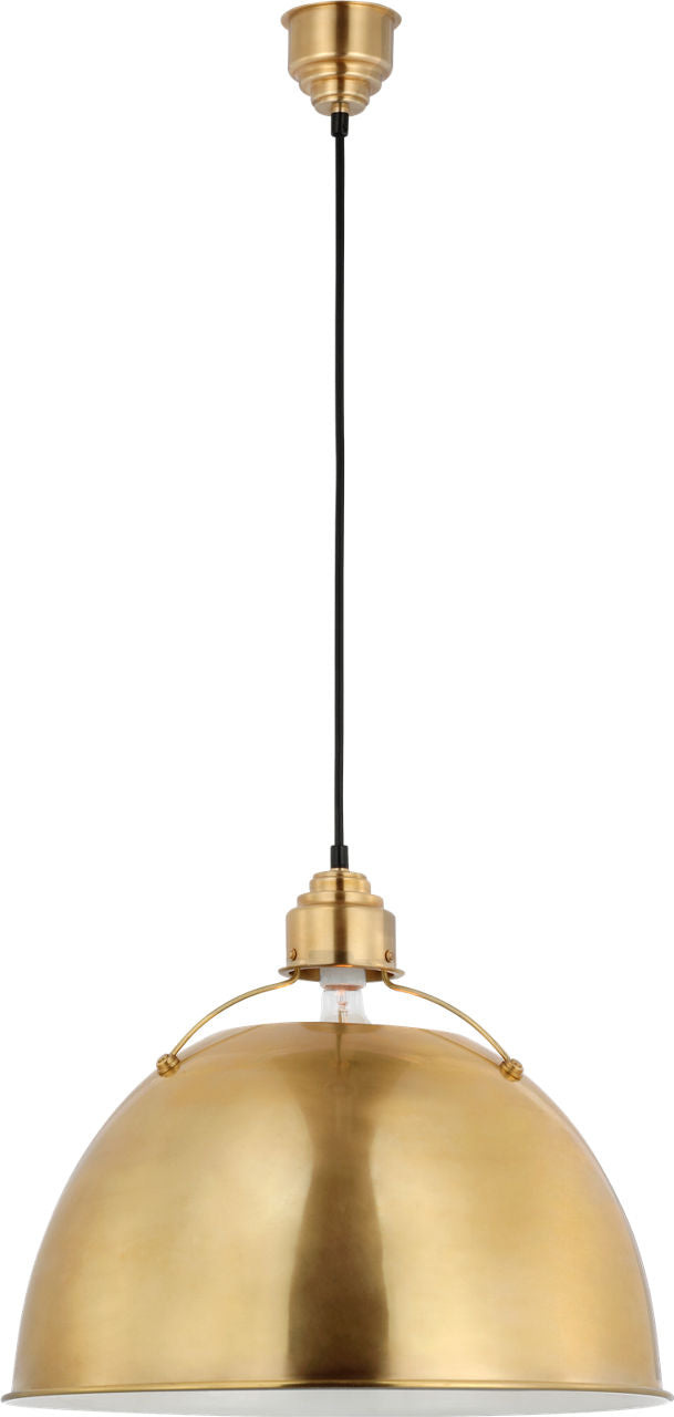 Eugene Large Pendant | Hand-Rubbed Antique Brass