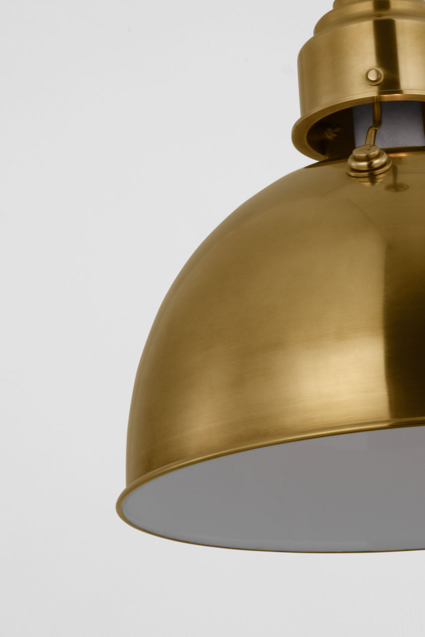 Eugene Small Pendant | Hand-Rubbed Antique Brass