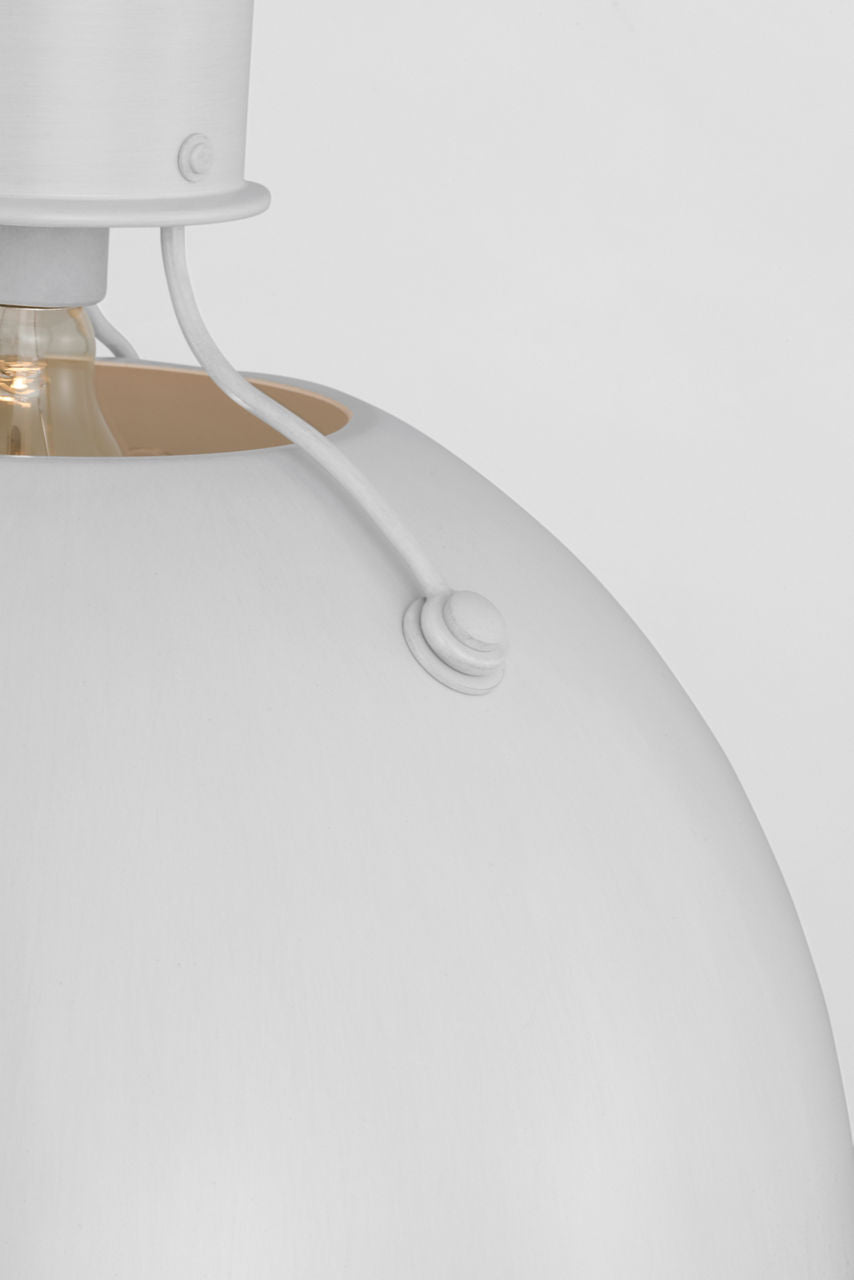 Eugene Medium Pendant | Antique White