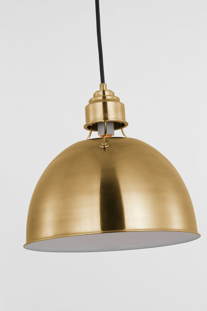 Eugene Medium Pendant | Hand-Rubbed Antique Brass