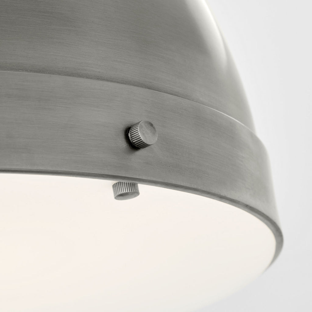 Hicks Extra Large Pendant | Antique Nickel | Acrylic Diffuser