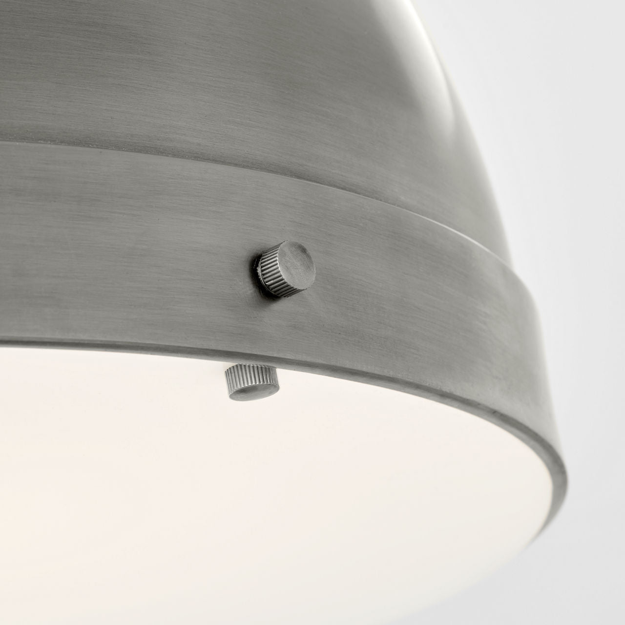 Hicks Extra Large Pendant | Antique Nickel | Acrylic Diffuser