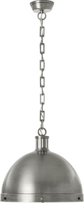 Hicks Extra Large Pendant | Antique Nickel | Acrylic Diffuser