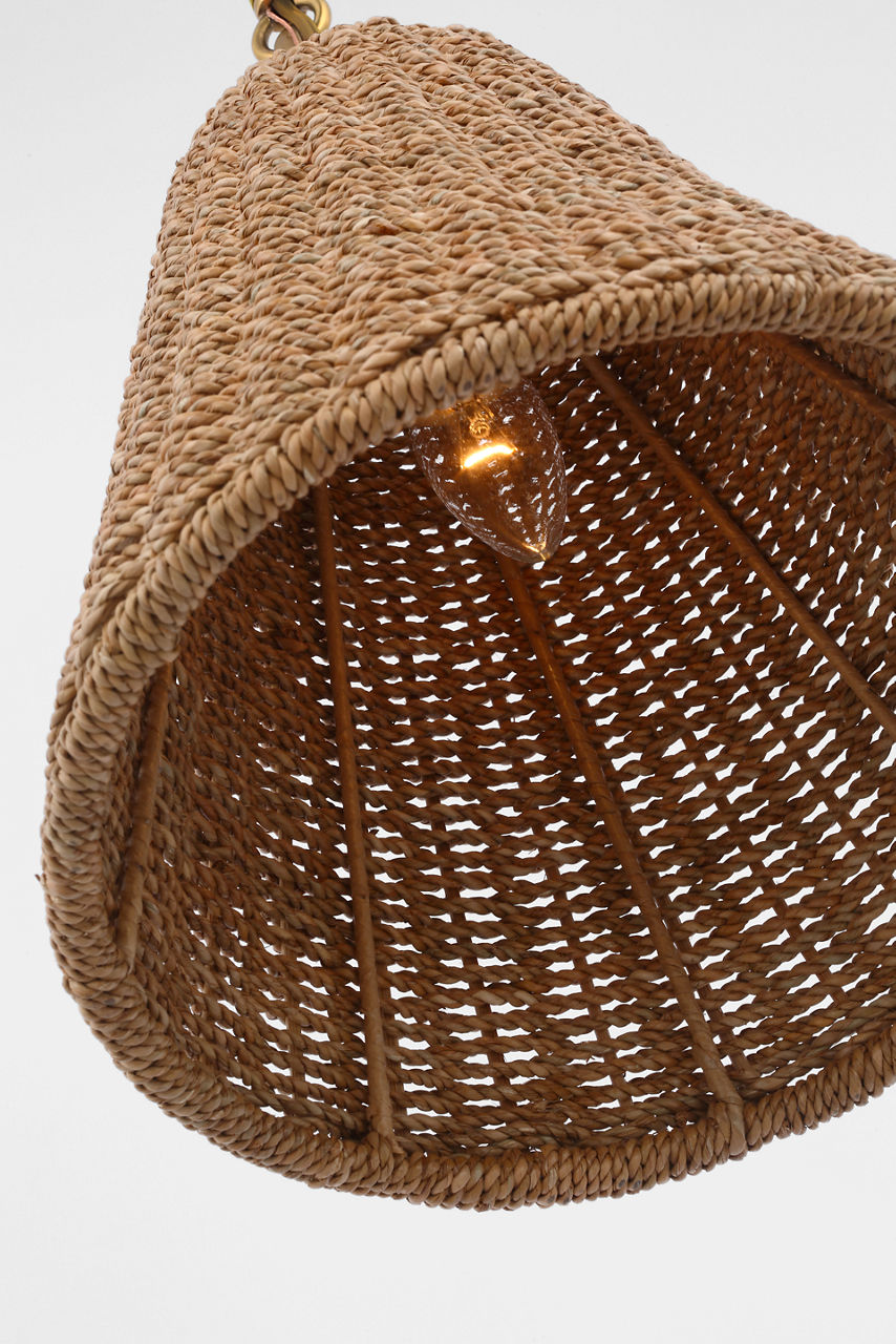 Goodman Petite Hanging Shade | Bronze and Hand-Rubbed Antique Brass | Toast Shade