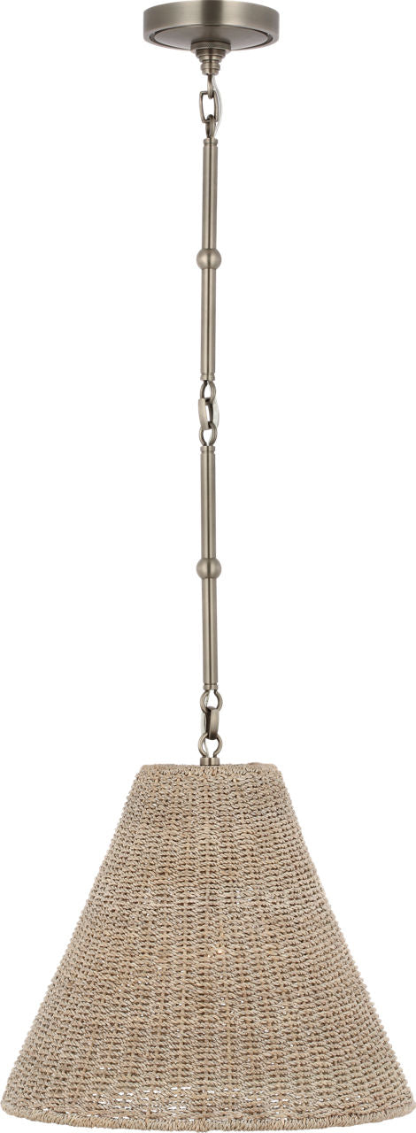 Goodman Small Hanging Light | Antique Nickel | Ash Shade