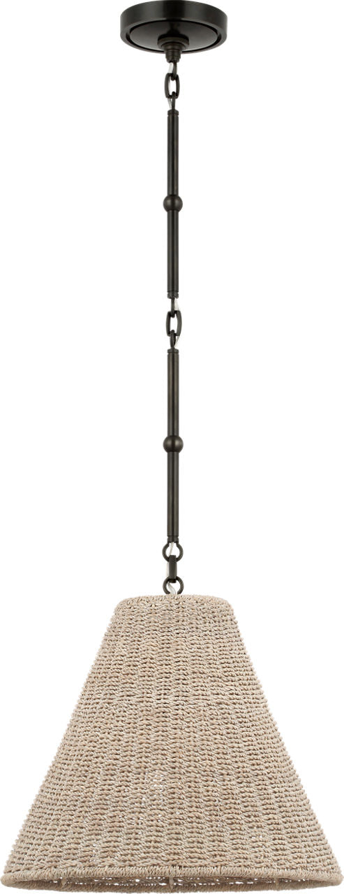 Goodman Small Hanging Light | Bronze | Ash Shade