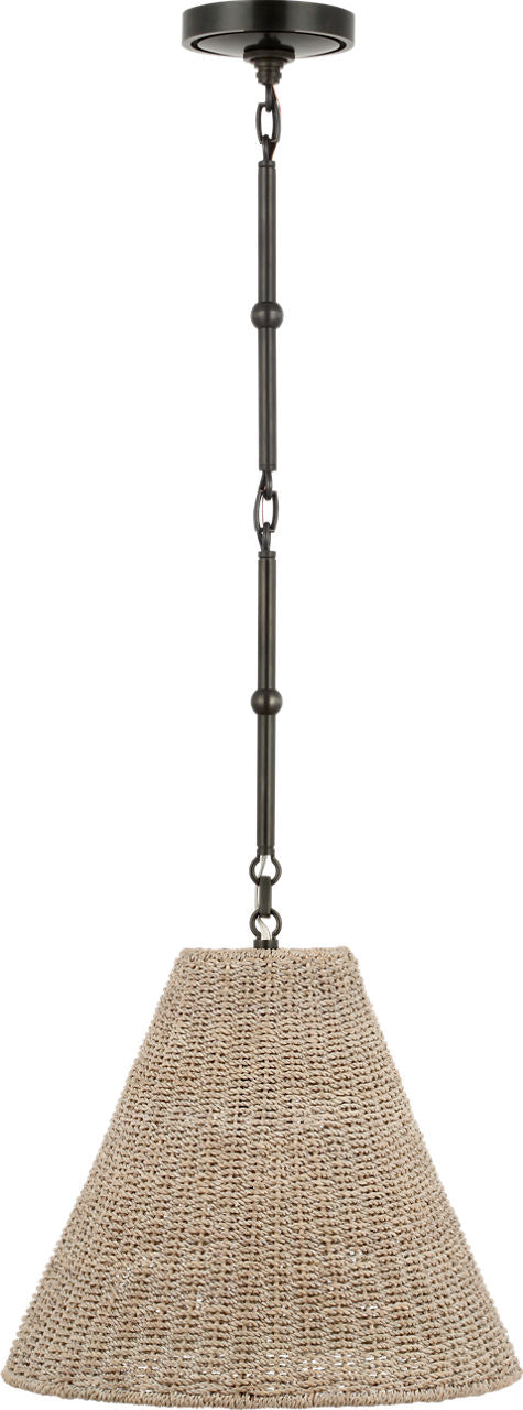 Goodman Small Hanging Light | Bronze | Ash Shade