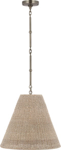 Goodman Medium Hanging Light | Antique Nickel | Ash Shade