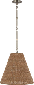 Goodman Medium Hanging Light | Antique Nickel | Toast Shade