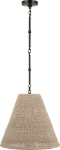 Goodman Medium Hanging Light | Bronze | Ash Shade