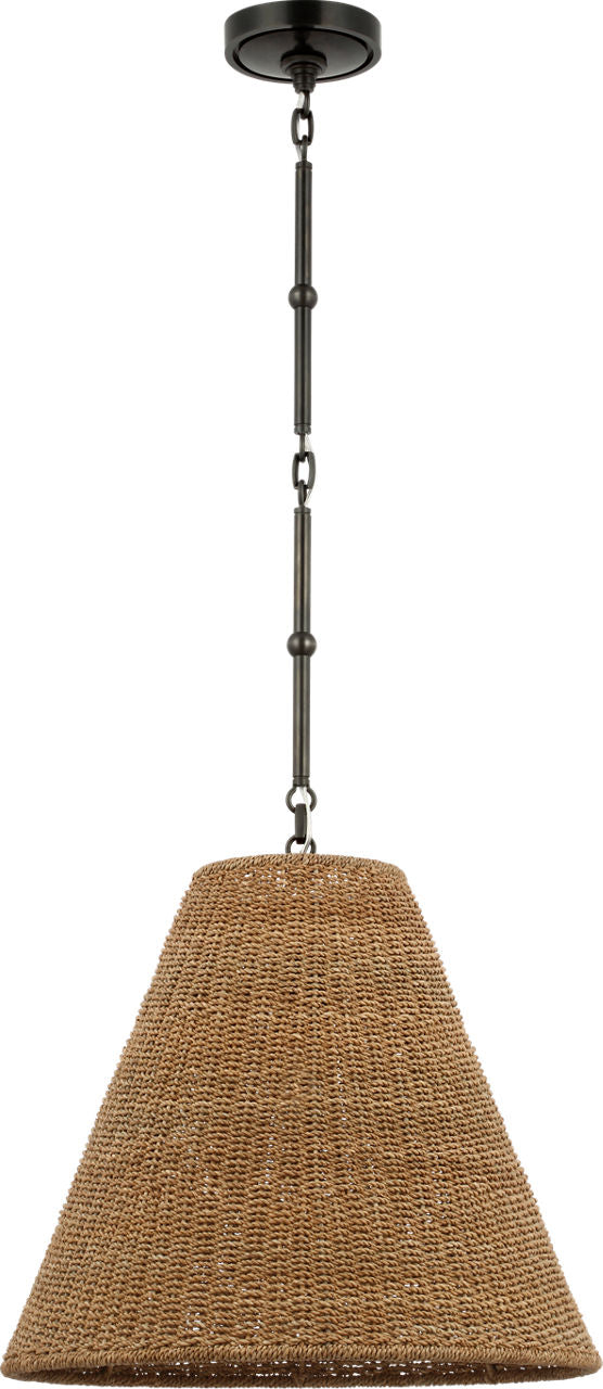 Goodman Medium Hanging Light | Bronze | Toast Shade