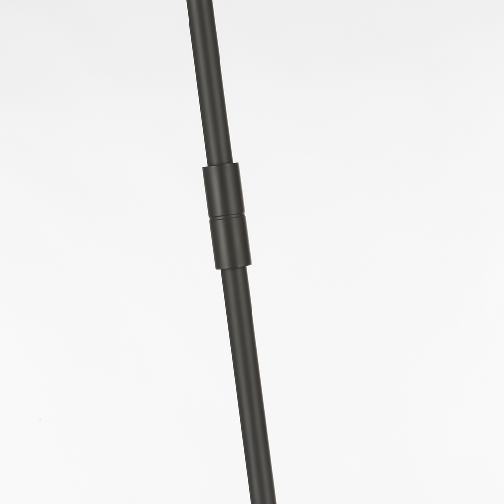 Oso 54" Linear Arched Pendant | Modern Iron and Hand-Rubbed Antique Brass | Modern Iron Shade