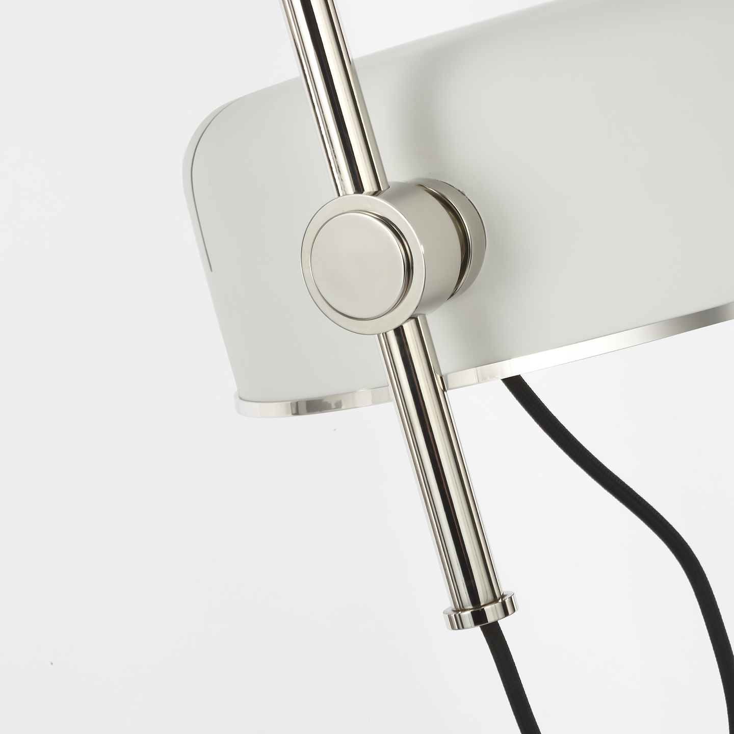 Oso 72" Linear Arched Pendant | Polished Nickel | Matte White Shade