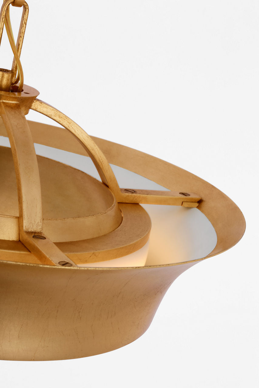Garland 15" Dual Lit Ring Chandelier | Gild