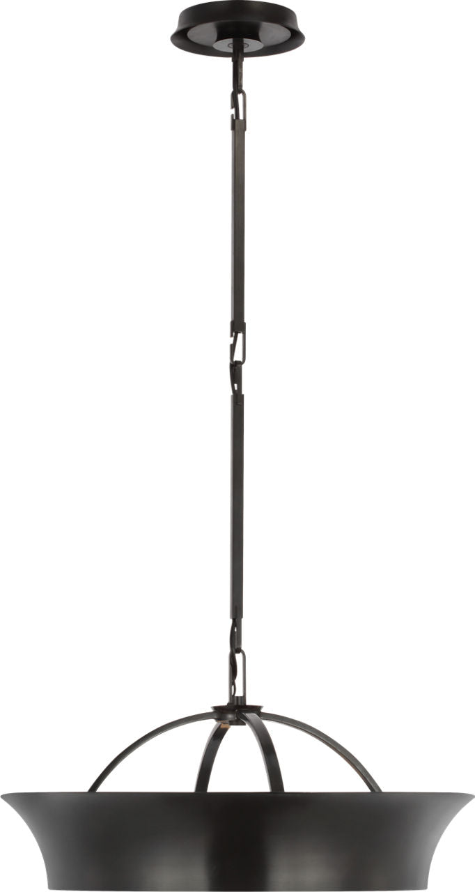 Garland 20" Dual Lit Ring Chandelier | Aged Iron